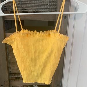 Yellow Crop Top